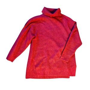 Macy's Women's Turtle Neck Sweater // Cranberry // XXL